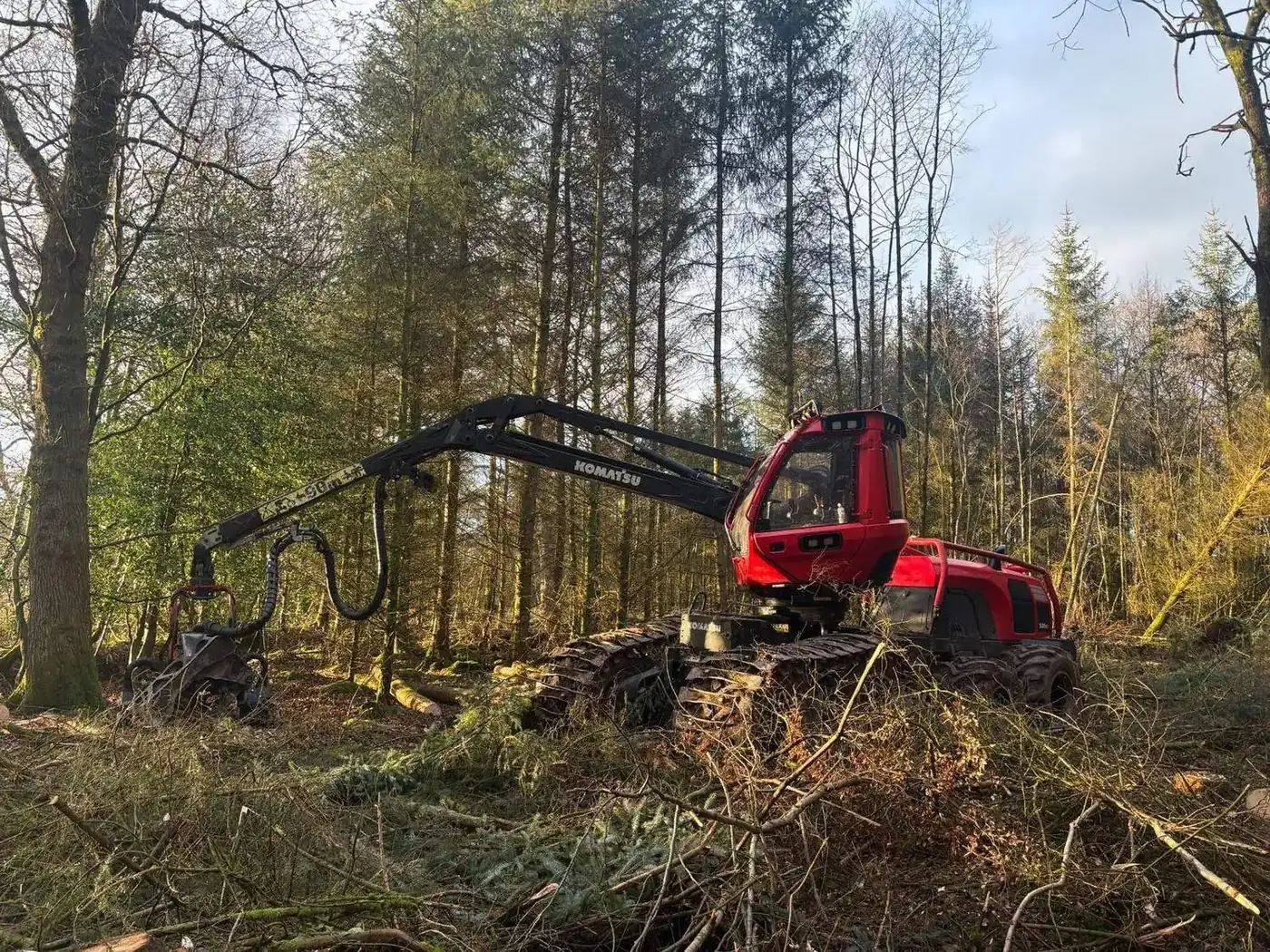 Komatsu harvester, The Home Counties & South East